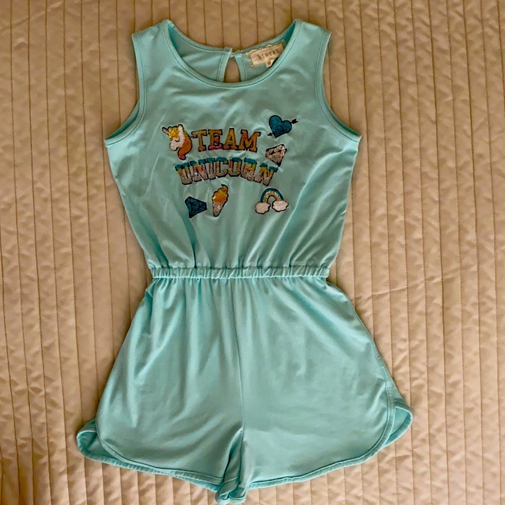 🦄 Team Unicorn One Piece Romper 7/8